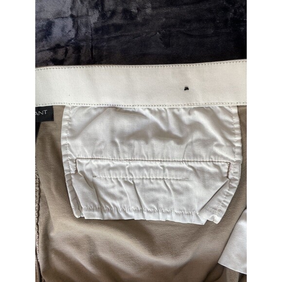 Lane Bryant Shorts Womens Plus Size 28 Chino High Rise Stretch Khaki - Picture 10 of 10